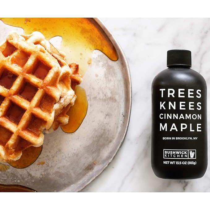 Trees Knees Cinnamon Maple, Organic Maple Syrup Infused with Cassia Cinnamon ,11.5 Ounce Bottle
