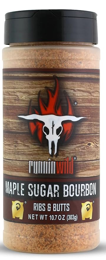 Delightfully Sweet & Smoky Maple Bourbon BBQ Seasoning Rub ??Rich Gourmet Maple Sugar Flavor That