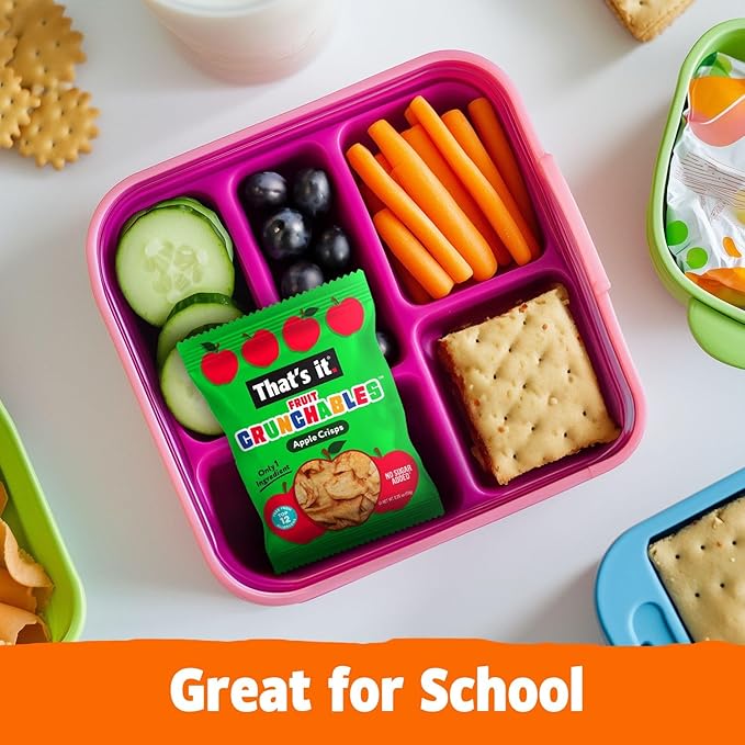 That's it. Fruit Crunchables (15 Pack) Apple Crisps healthy snacks for kids, Plant-Based, Non-GMO