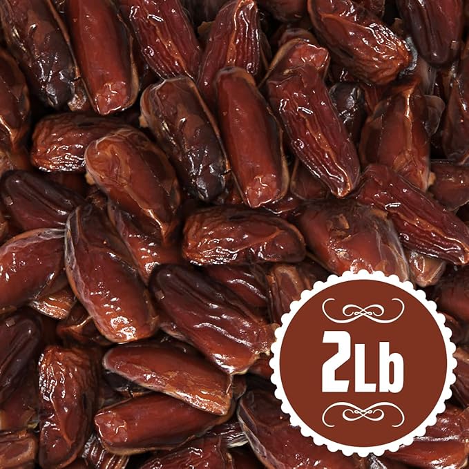 Pitted Dates 2lbs pack of Deglet Noor Dates Pitted, Bulk, Delicious and Nutritious Deglet Date