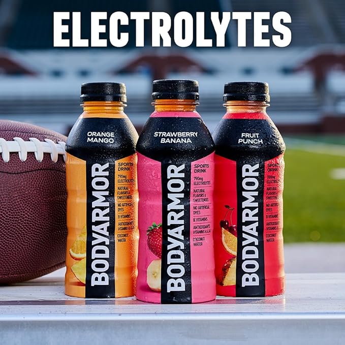 BODYARMOR Sports Drink Sports Beverage, Fruit Punch, Coconut Water Hydration, Natural Flavors With