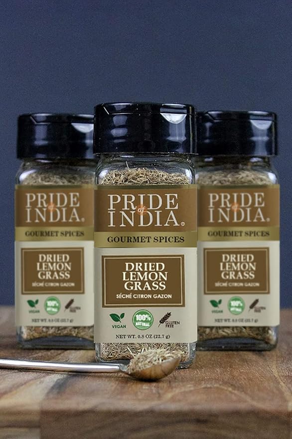 Pride of India – Lemongrass Fine Cut & Sifted – Ideal for Cooking & Drinks – Perfect seasoning for