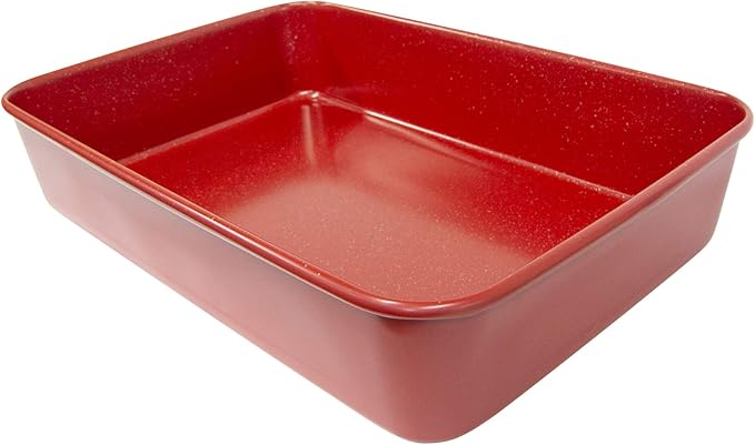 casaWare 15 x 10 x 3-Inch Ultimate Series Commercial Weight Ceramic Coated Non-Stick