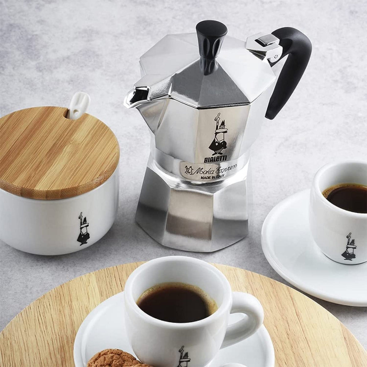 Bialetti - Moka Express: Iconic Stovetop Espresso Maker, Makes Real Italian Coffee, Moka Pot 1 Cup