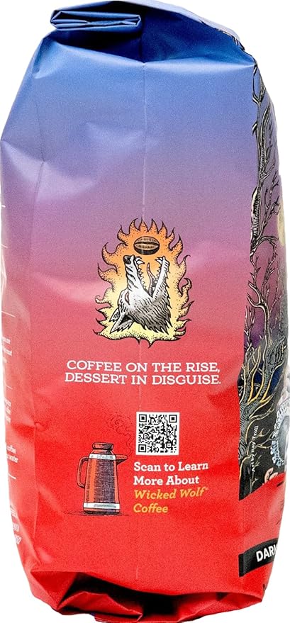 Raven's Brew Coffee Full Bodied Coffee Dark Roast Whole Bean - Wicked Wolf 2lb