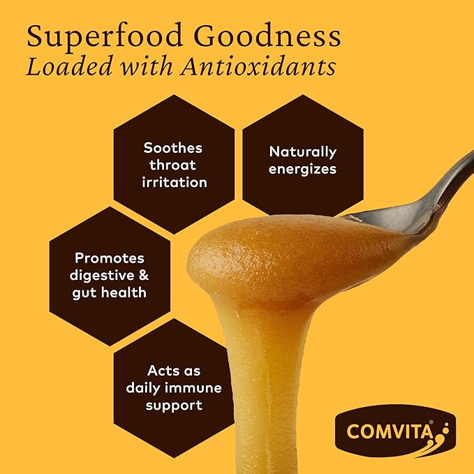 Comvita Manuka Honey UMF 15+ (MGO 514+) - Raw Manuka Honey New Zealand, Pure & Unpasteurized