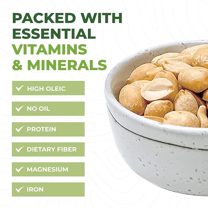 Beyond Nature Dry Roasted Peanuts ??Unsalted 2 Pound (32 oz) Vacuum Sealed Non GMO, No Oil & No