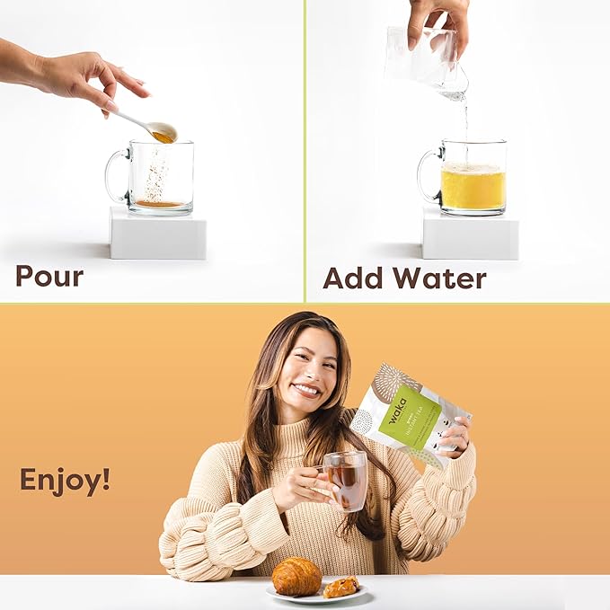 Waka Instant Tea — Concentrated Green Tea Powder Sample Bundle — No Sugar Added & Unsweetened