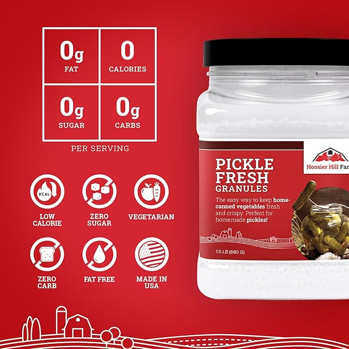 Hoosier Hill Farm Pickle Fresh Granules, 1.5LB (Pack of 1)