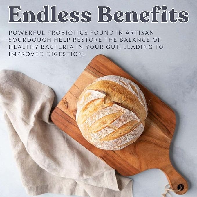 Artisan Sourdough Starter Culture | Dehydrated Starter for Bread Baking | Unbleached Rye Flour |