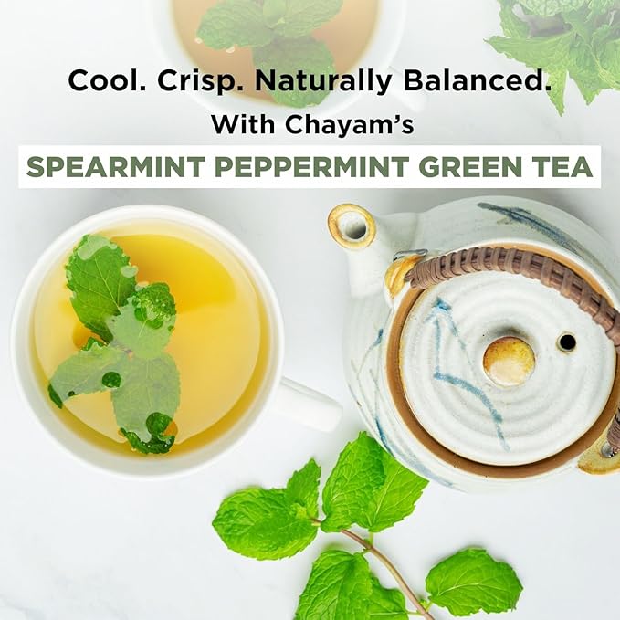 Chayam Moroccan Mint Green Tea ??35g Each | Premium Green Tea| 100% Natural Ingredients and No