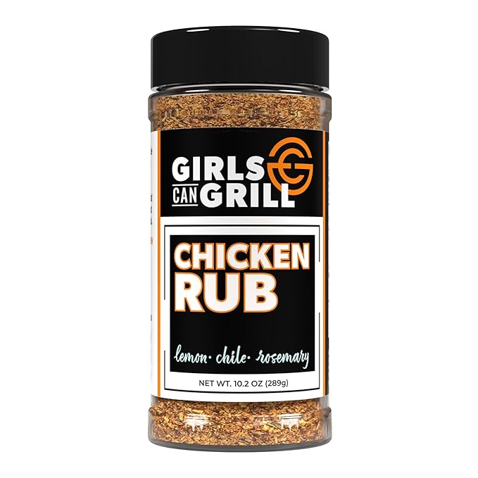 Girls Can Grill Chicken Rub | Award Winning Barbecue Seasoning for Chicken, Turkey, Duck, Poultry