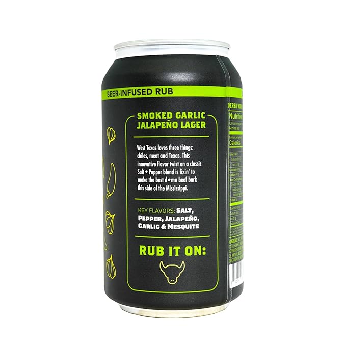 Spiceology & Derek Wolf - Smoked Garlic Jalapeno Lager - Beer-Infused Barbecue Rubs, Spices and