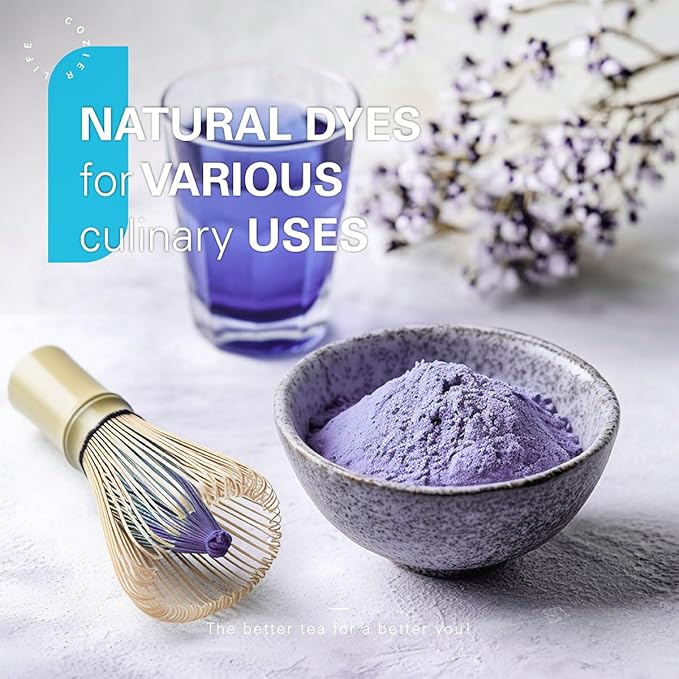 WT WEETEE Butterfly Pea Flower Powder, 100% Natural & Pure from Blue Butterfly Pea Flowers