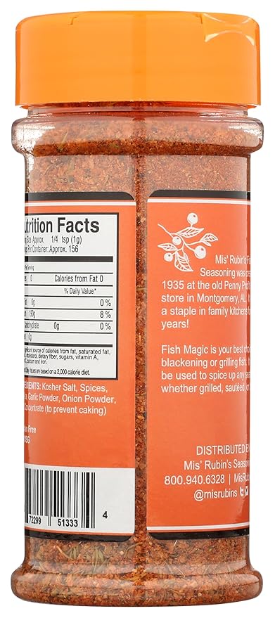 Magic Fish Seasoning, Cajun Seasoning, Savory, Spicy & Finger Licking Good ??Catfish, Bass, Salmon