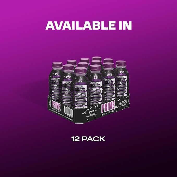 PRIME Hydration KSI THE NIGHTMARE, Sports Drinks, Electrolyte Enhanced to Replenish Fluids, 250mg
