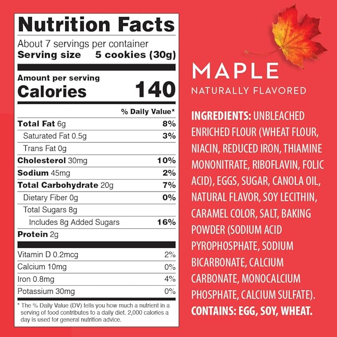 Reko Pizzelle Authentic Italian Style Waffle Cookie, Maple, 7 Ounce (Pack of 12)