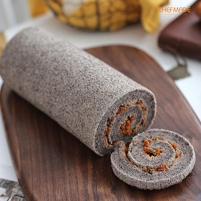 CHEFMADE 11-Inch Baking Sheet Pan, Non-Stick Square Jelly Roll Bakeware for Oven Roasting Meat
