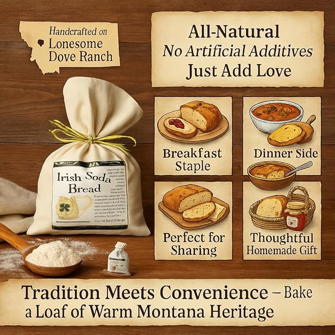 Bounty Foods Irish Soda Bread Mix 23 oz 3 Pack ??Handcrafted in Montana, Traditional Recipe, Rustic