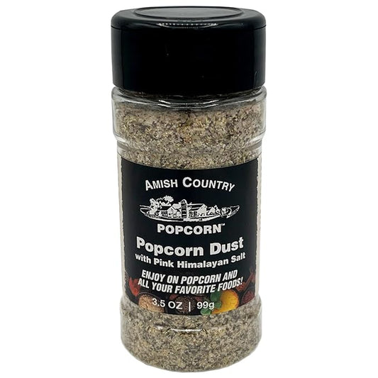 Amish Country Popcorn | Popcorn Dust with Pink Himalayan Salt - 3.5 oz | Old Fashioned, Non-GMO and