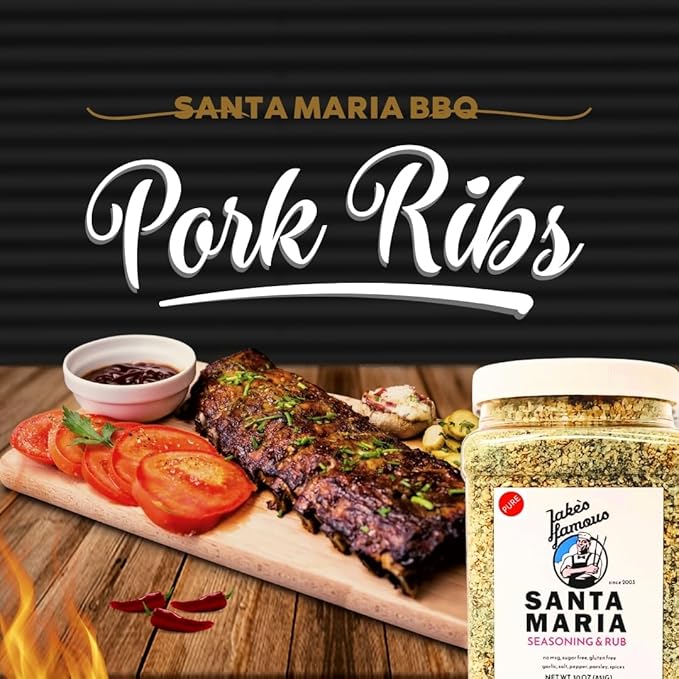 Jake's Famous Santa Maria Seasoning 30 Oz Tri Tip, Pork, Chicken, BBQ Rub, Grill Seasoning, Chicken