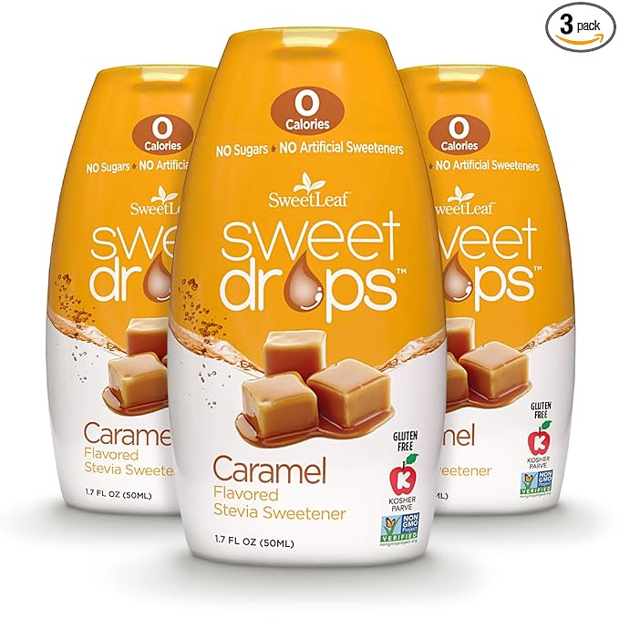 SweetLeaf Sweet Drops Caramel 1.7 Fl Oz Ea (Pack of 3)