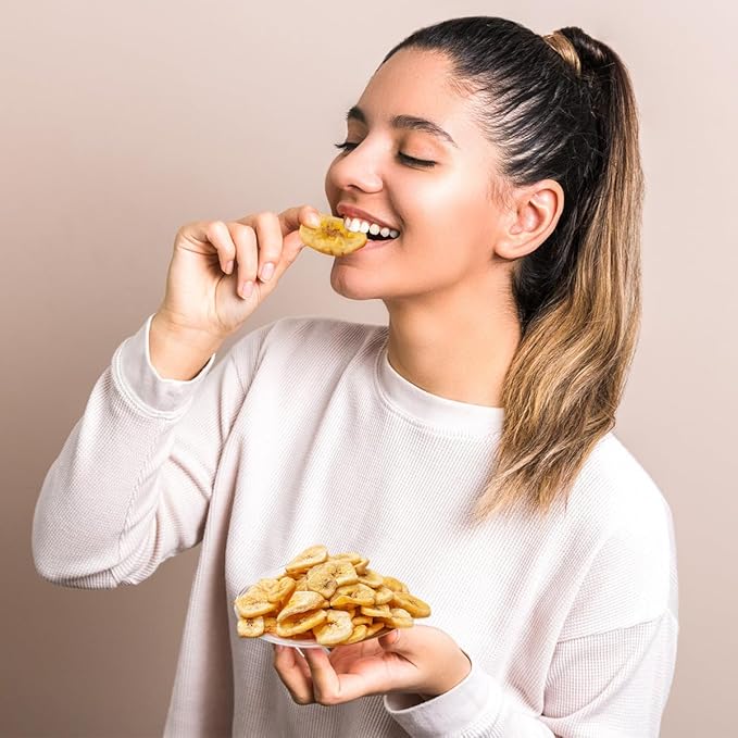 Sweetened Banana Chips - 4 Lb Healthy Snack Option, Elevate Your Healthy Lifestyle With These