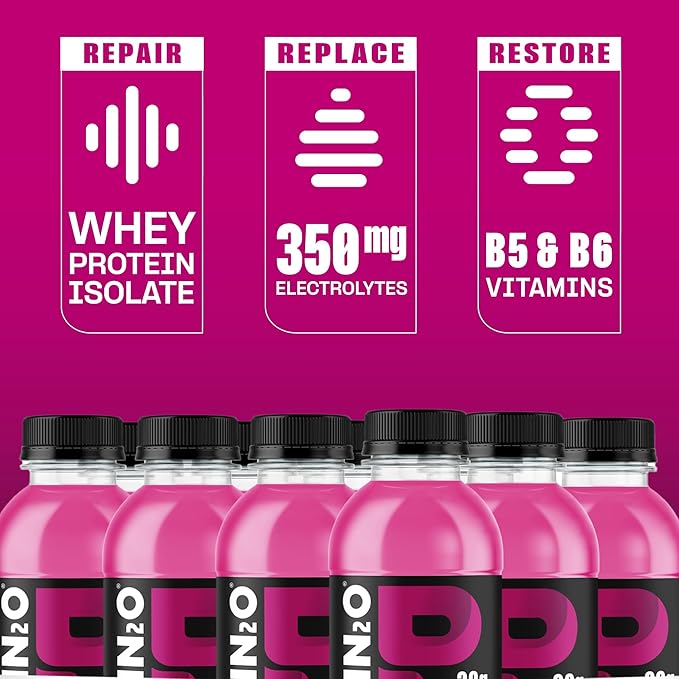 Protein2o Hydration Drink - 2-in-1 Liquid Clear Whey Protein Isolate and Electrolyte Drink - 20g