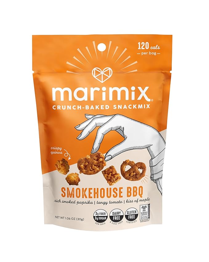 Marimix Snack Mix | Crunch Baked Sweet & Salty Savory Plant Based Naturally Gluten Free Whole Grain