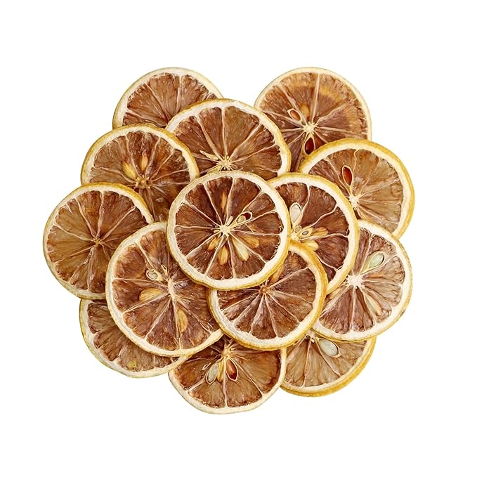 iGAOZM Dried Lemon Slices,12.34oz/350g,No Sugar Added,Natural Dehydrated Lemon Slices for Cocktails