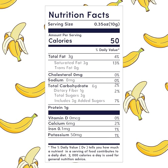 Ternio Premium Freeze Dried Bananas - 7.76 oz / 220 g - 100% Natural, No Preservatives, Low Calorie