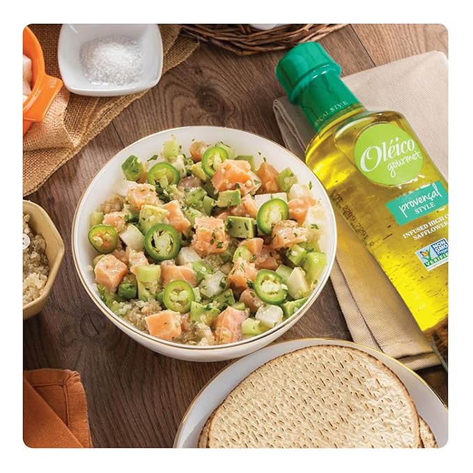 Ol챕ico Gourmet - Infused High Oleic Safflower Oil Assorted Style 12 oz (Pack of 3)