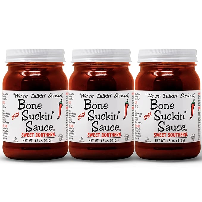 Bone Suckin' Sauce Sweet Southern BBQ Sauce, Gluten-Free, Non-GMO, Kosher, Sweetened with Cane