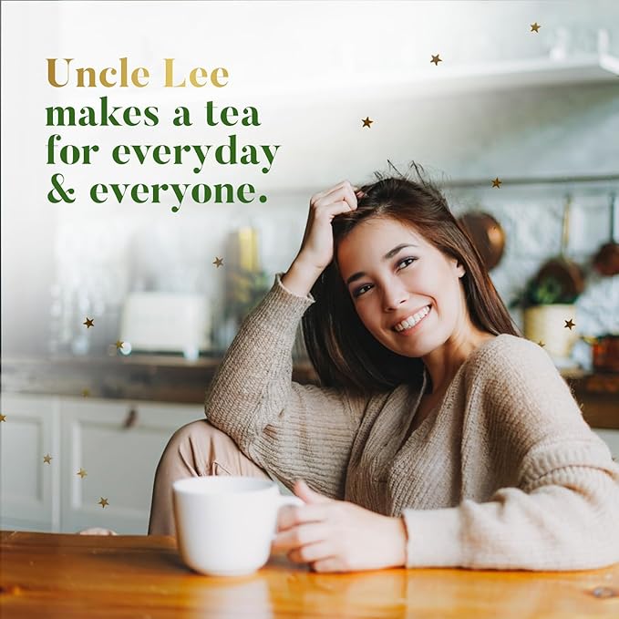 Uncle Lee's Organic White, Black, and Green Tea Variety 3-Pack ??Premium Organic Tea, Smooth, Bold