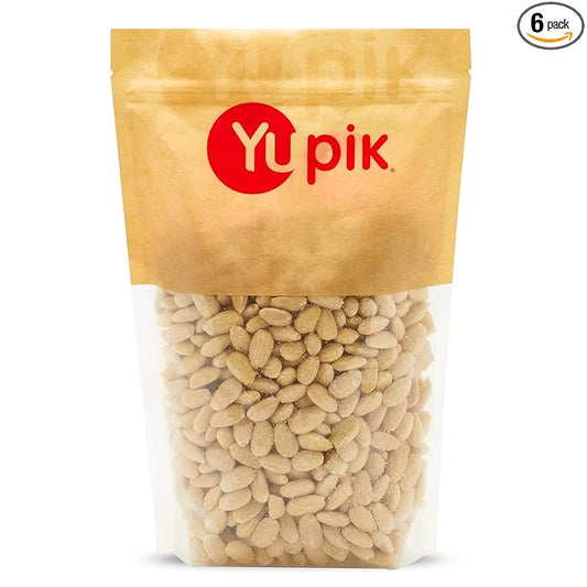 Yupik Whole Blanched California Almonds, 2.2 lb, Skinless, Unsalted, Gluten-Free, Kosher, Raw, Good