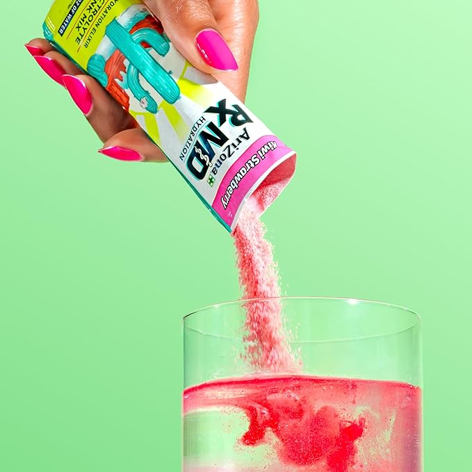 Arizona Rx MD Hydration Kiwi Strawberry - Drink Mix - 920mg of Electrolytes - 0.45 oz Powder Sticks