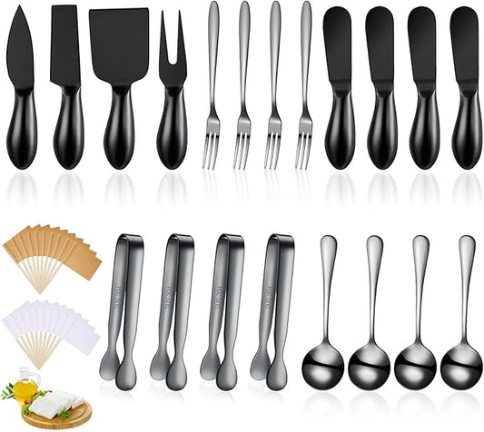 Patelai Charcuterie Board Accessories Cheese Spreader Knife Set Charcuterie Utensils Butter Knife