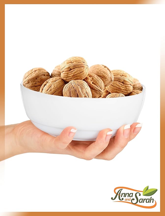 Anna and Sarah Walnuts in Shell - New Crop - Jumbo - Chandler - Natural Shells - Not Bleached (2
