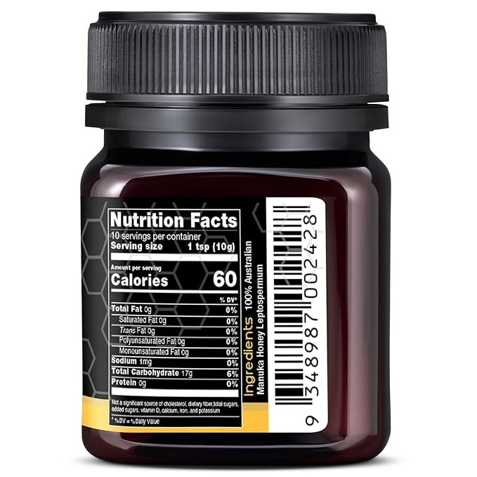 Nature’s Gold Raw Manuka Honey, Certified MGO 514+ | Authentic MGO, Australian Honey, Non-GMO, 100%