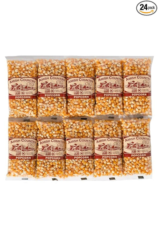 Amish Country Popcorn | 10-4oz Bags - Medium Yellow | Old Fashioned, Non-GMO and Gluten Free