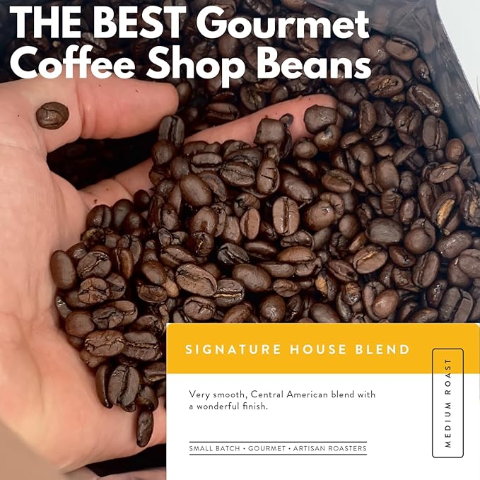 Sarasota Coffee Whole Bean Signature House Breakfast Blend | Medium Roast Gourmet Coffee Beans |