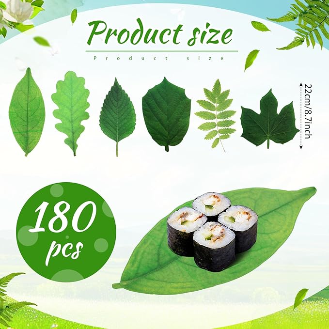180 Pcs Parchment Paper Leaves, 8.66 in Charcuterie Board Parchment Paper Leaves Cheese Decorative