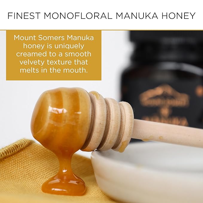 Mount Somers Premium Manuka Honey MGO 263+ / UMF 10+ - 100% Pure Non GMO New Zealand Manuka Honey