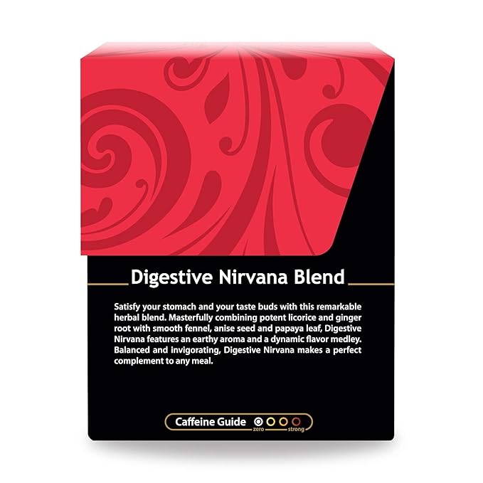 Buddha Teas - Organic Digestive Nirvana Blend - Herbal Tea - For Health & Wellbeing - With