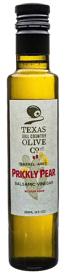 Prickly Pear Balsamic Vinegar - Gourmet Barrel Aged Infused Balsamic Vinegar - Great for Dressing
