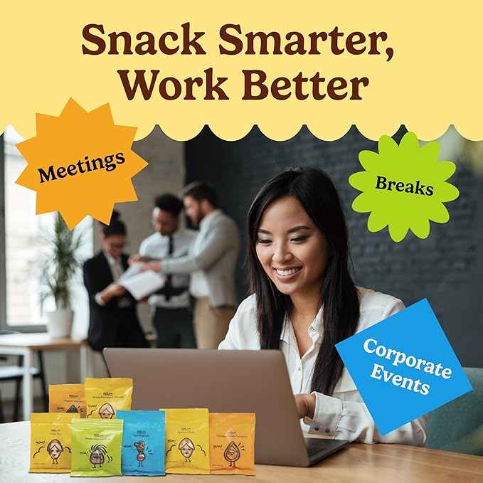 Nuts.com Office Bulk Nut-Free Box - 70 Count Assorted Variety Pack with Pretzels, Cheddar Whales