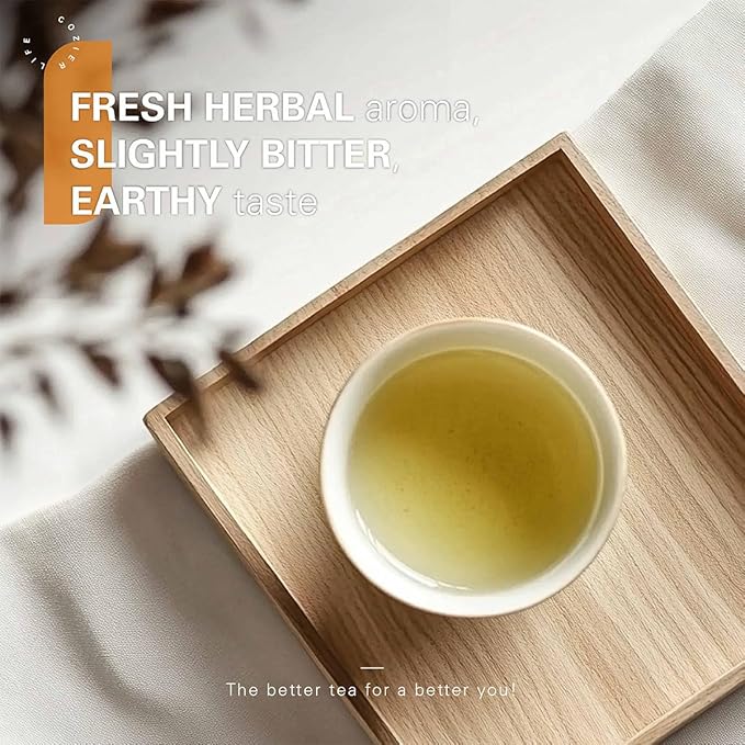WT WEETEE Organic Ginkgo Biloba Tea Bags, Made with Pure Organic Ginkgo Leaf, 50 Naturally