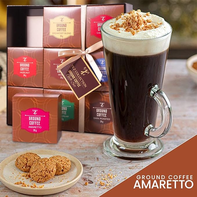 Coffee Gifts - Gourmet Coffee Gift Set |9 Ground Coffee Assortment Gift Set |Coffee Sampler Gift