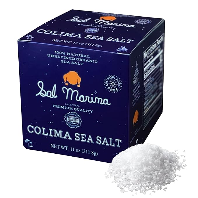 SAL MARINA | Unrefined Colima Sea Salt 11oz - Harvested Hand | Kosher Salt 100% Natural - Vegan