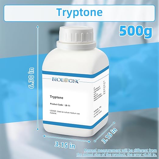 Tryptone Powder, pH 6.0-7.0, FMB Grade, Casein Tryptone for Laboratory Bacterial Culture